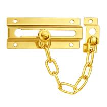 Fecho Pega Ladrão Para Portas Aço Inox Dourado Mixso