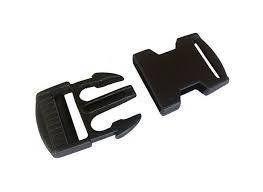 Fecho Plástico 4 cm Preto - 10 Unidades