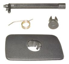 Fecho porta luvas sem chave com alojamento preto gol/parati