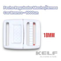 Fecho regulador macho fêmea 5031 Cor Branco 1000un P07A Fecho regulador macho fêmea 5031 Cor Branco 1000un P07A