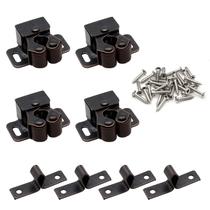 Fecho rolete para armário Cionyce, kit com 4 unidades, tom bronze