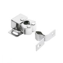 Fecho Rolete Soprano Duplo Zincado Moveis 03035.0006.13 - Kit C/100