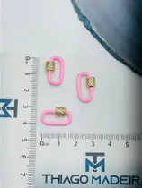Fecho Rosca - 01 Unidade - Banho de Ouro 18k de 2 Milésimos