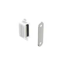 Fecho Soprano Magnético de Batente 2F Branco