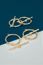 Fecho T Grande em Ouro 18k - 01 Unidade Fecho T Grande em Ouro 18k - 01 Unidade