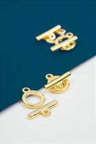 Fecho T Ouro 18k - 01 Unidade - 2mm - Bijuteria Fina Fecho T Ouro 18k - 01 Unidade - 2mm - Bijuteria Fina
