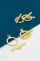 Fecho T Ouro 18k - 01 Unidade Fecho T Ouro 18k - 01 Unidade