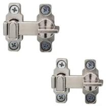 Fecho Tranqueta Trinco Bico Virado Niquelado Aço Zamac Silvana