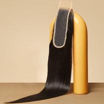 Fecho Triippy Raw Hair 2x6 HD Lace Straight 18 cm