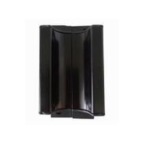 Fecho trinco central brasilia fec-1080 janela aluminio linha 25 30 42 sobrepor preto al