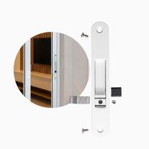 Fecho Trinco Concha Click FEC-630B 162mm Linha ALS Janela Porta Aluminio Branco Alumifix Fecho Trinco Concha Click FEC-630B 162mm Linha ALS Janela Porta Aluminio Branco Alumifix