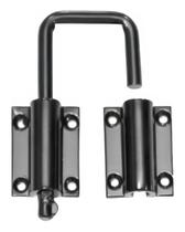 Fecho Trinco Para Porta Camarão Janela Móveis Preto Fosco