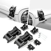 Fechos de capô SEVEN SPARTA Alumínio para Jeep Wrangler JK/JKU 2007-2017, JL/JLU 2018-2022 e Gladiator 2020-2022 Fechos de capô SEVEN SPARTA Alumínio para Jeep Wrangler JK/JKU 2007-2017, JL/JLU 2018-2022 e Gladiator 2020-2022