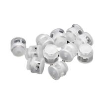 Fechos De Cordão Transparentes E Claros, 10 Peças, Terminais De Plástico Para Cordão, Fivelas Para