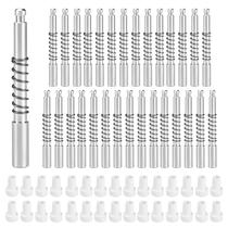 Fechos de êmbolo para tela de janela LEWEREST 4x38mm, alumínio, pacote com 30 Fechos de êmbolo para tela de janela LEWEREST 4x38mm, alumínio, pacote com 30