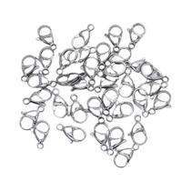 Fechos De Lagosta Em Aço Inoxidável Dourado 50pcs Conectores Para Joias DIY Ganchos Fivela Charm Fechos De Lagosta Em Aço Inoxidável Dourado 50pcs Conectores Para Joias DIY Ganchos Fivela Charm