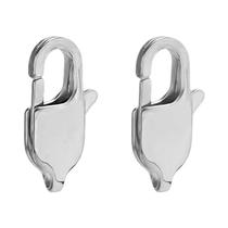 Fechos De Lagosta Retangulares Em Aço Inoxidável 10 Peças Ganchos Para Colares Pulseiras Materiais