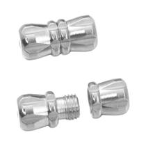 Fechos De Rosca Pequenos Em Cobre Com Ponta Cilíndrica Para Confecção De Colares E Pulseiras, 5