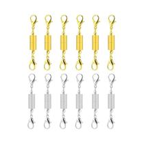 Fechos Magnéticos Em Liga De Zinco Em Forma De Coração, 10 Pares Para Confecção De Joias E Charms