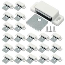 Fechos Magnéticos para Portas de Armário Jersvimc 24 Peças Brancos Fechos Magnéticos para Portas de Armário Jersvimc 24 Peças Brancos