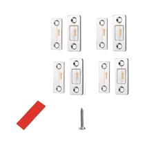 Fechos Magnéticos Ultra-Finos E Fortes Para Armários, Ímã Adesivo Invisível Para Gavetas De Cozinha