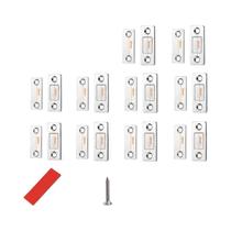 Fechos Magnéticos Ultra-Finos E Fortes Para Armários, Ímã Adesivo Invisível Para Gavetas De Cozinha