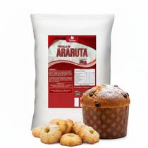 Fécula de Araruta 3kg Polvilho para Biscoito Bolos Pães Panetone Engrossar Sopas e Caldos