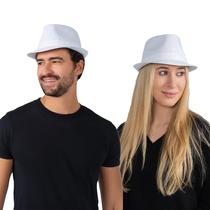 Fedora Hat Dress Up America Black para homens e mulheres