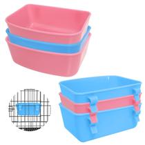 Feeder hautllaif Hanging, pacote com 6 (azul, rosa) para animais de estimação pequenos