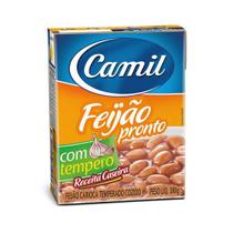 Feijão Carioca Temperado Cozido CAMIL 380g Feijão Carioca Temperado Cozido CAMIL 380g