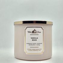 Feijão de baunilha Candle Bath & Body Works White Barn 3-Wick 430 ml