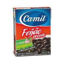 Feijão Preto Temperado Cozido CAMIL 380g