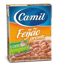 Feijão Pronto Carioca com Tempero Camil 380g