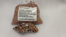 Feijão Rosinha 1kg mais dez outros tipos de sementes. Cortesia