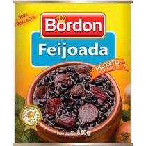 Feijoada em Lata Bordon 830g - Embalagem com 12 Unidades