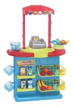 Feirinha Hortifruti Mercadinho De Brinquedo Magic Toys 8091 Feirinha Hortifruti Mercadinho De Brinquedo Magic Toys 8091