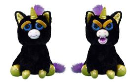 Feisty Pets Gloria Golddigger - Bicho de Pelúcia Unicórnio Preto