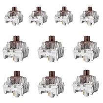 Fejwlvs Switch Marrom 3 Pinos 50gf Pré-Lubrificado 108 Peças Fejwlvs Switch Marrom 3 Pinos 50gf Pré-Lubrificado 108 Peças