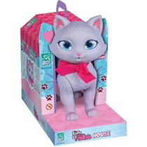 Felicia House Gatinha Cinza De Brinquedo Boneca Infantil - Super Toys