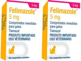 Felimazole 5mg - 100 Comprimidos - Dechra - 2 Unidades