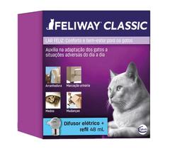 Feliway Classic - 1 Aparelho difusor + 1 Refil 48ml - Ceva