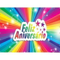 Feliz aniversário 19 Papel De Arroz Para Bolos A4