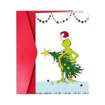 Feliz Natal Saudações Cartão, Engraçado Natal Árvore Cartão para Amigos, 1Pc