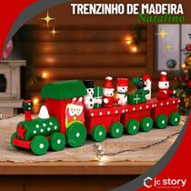 Feliz Natal Trem De Madeira Ornamentos Decoração de natal Presentes papai noel 2025 ano novo