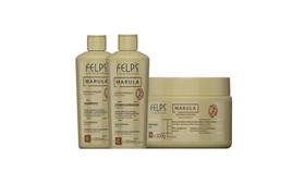 Felps kit marula (shampoo, condicionador e máscara 250ml)