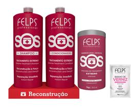 Felps Kit Sos Shampoo & Condicionador + Máscara Tratamento Extremo