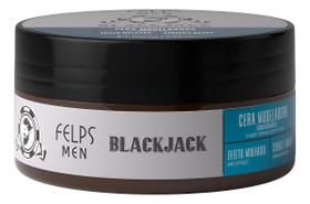 Felps Men - Cera Modeladora Black Jack Efeito Molhado 120g Felps Men - Cera Modeladora Black Jack Efeito Molhado 120g