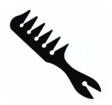 Felps men pente long wicks preto