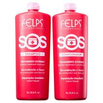 Felps sos kit shampoo + condicionador 2x1 litro