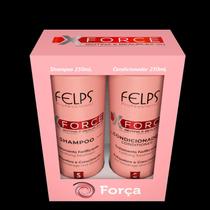 Felps X Force Kit Duo Home Care 2X250Ml Com Oleo De Ricino